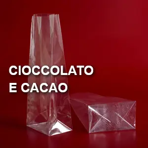 Buste e sacchetti per prodotti a base di cioccolato e cacao