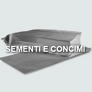 buste alluminio per sementi e concimi